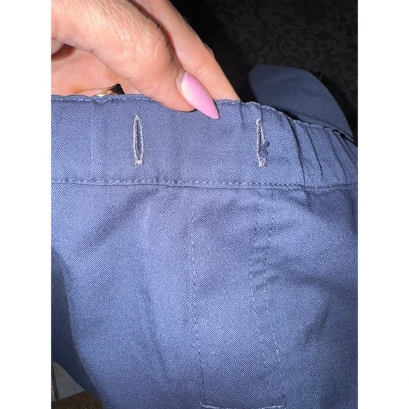 Figs women's blue scrub top and‎ pant set size medium - Picture 7 of 9